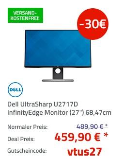 Dell 210-AICW U2717D InfinityEdge Monitor 68,6 cm (27 Zoll) - jetzt 6% billiger Dell 210-AICW U2717D InfinityEdge Monitor 68,6 cm (27 Zoll) - jetzt 6% billiger