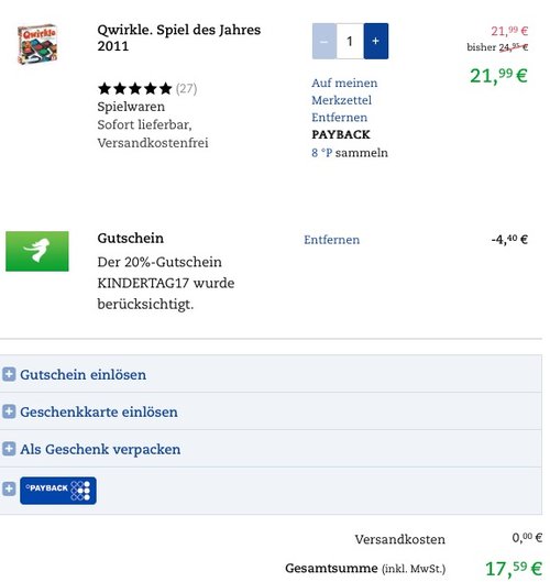 Qwirkle. Spiel des Jahres 2011 - jetzt 20% billiger Qwirkle. Spiel des Jahres 2011 - jetzt 20% billiger