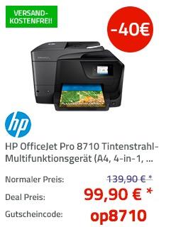HP OfficeJet Pro 8710 Tintenstrahl-Multifunktionsgerät - jetzt 29% billiger HP OfficeJet Pro 8710 Tintenstrahl-Multifunktionsgerät - jetzt 29% billiger
