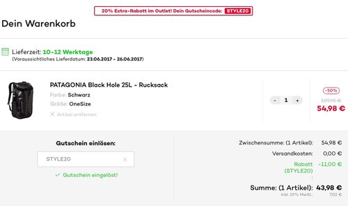 PATAGONIA Black Hole 25L - Rucksack - Schwarz - jetzt 46% billiger PATAGONIA Black Hole 25L - Rucksack - Schwarz - jetzt 46% billiger