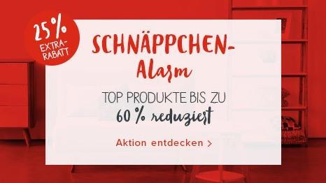 Sale mit bis zu 60% Rabatt + 25% Extra-Rabatt bei Home24 (Bsp. Etagenbett Stefan -Massivholz Buche) - jetzt 25% billiger