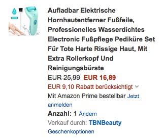 Aufladbar Elektrische Hornhautentferner  - jetzt 35% billiger Aufladbar Elektrische Hornhautentferner  - jetzt 35% billiger