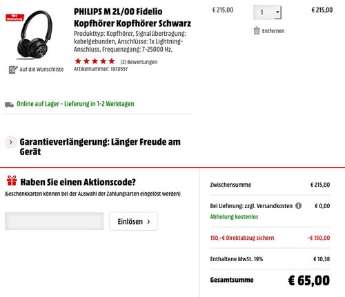 Philips Fidelio M2BTBK kabelloser OnEar Bluetooth-Kopfhörer schwarz - jetzt 36% billiger Philips Fidelio M2BTBK kabelloser OnEar Bluetooth-Kopfhörer schwarz - jetzt 36% billiger