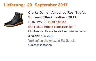 Clarks Damen Amberlee Rosi Stiefel  - jetzt 20% billiger