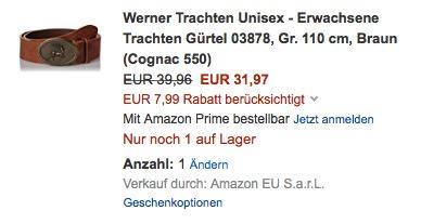 Werner Trachten Unisex - Erwachsene Trachten Gürtel 03878 - jetzt 20% billiger Werner Trachten Unisex - Erwachsene Trachten Gürtel 03878 - jetzt 20% billiger