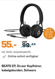 Beats by Dr. Dre EP Kopfhörer schwarz - jetzt 17% billiger