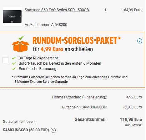 Samsung 850 EVO Series SSD - 500GB - jetzt 23% billiger Samsung 850 EVO Series SSD - 500GB - jetzt 23% billiger