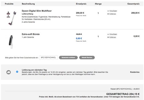 Dyson Digital Slim Multifloor - jetzt 15% billiger