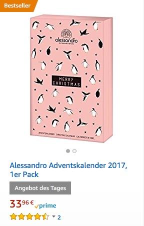 Alessandro Adventskalender 2017 - jetzt 13% billiger