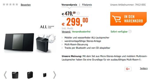 Panasonic SC-ASC02EG Multiroom Kombi-Paket - jetzt 16% billiger Panasonic SC-ASC02EG Multiroom Kombi-Paket - jetzt 16% billiger