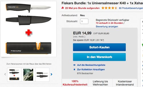 Fiskars Bundle - jetzt 24% billiger