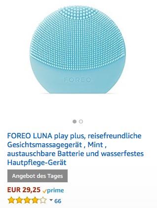 FOREO LUNA play plus - jetzt 27% billiger FOREO LUNA play plus - jetzt 27% billiger