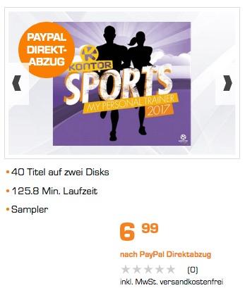 VARIOUS - Kontor Sports 2017 - (CD) - jetzt 30% billiger VARIOUS - Kontor Sports 2017 - (CD) - jetzt 30% billiger