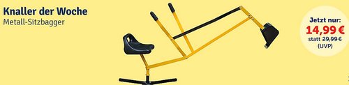 Metall Schaufelbagger gelb-schwarz - jetzt 25% billiger Metall Schaufelbagger gelb-schwarz - jetzt 25% billiger