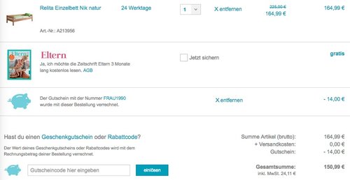 Relita Einzelbett Nik natur - jetzt 33% billiger Relita Einzelbett Nik natur - jetzt 33% billiger