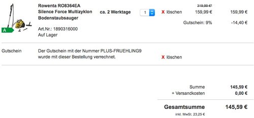 Rowenta RO8364EA Silence Force Multizyklon Bodenstaubsauger - jetzt 30% billiger