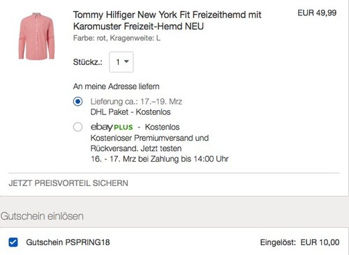 Tommy Hilfiger New York Fit Freizeithemd - jetzt 26% billiger