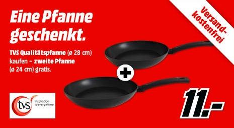 TVS Aroma Bratpfanne 28 cm + gratis 24 cm Pfanne - jetzt 48% billiger