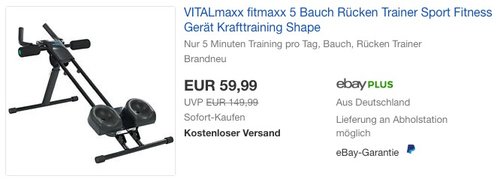 VITALmaxx 5 Trainingsgerät - jetzt 25% billiger