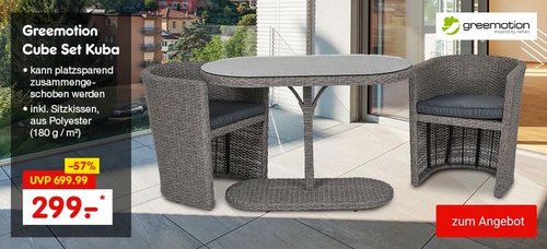 Greemotion Cube Set Kuba - jetzt 5% billiger Greemotion Cube Set Kuba - jetzt 5% billiger
