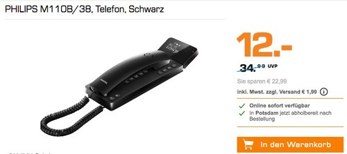 PHILIPS M110B/38 Telefon - jetzt 60% billiger PHILIPS M110B/38 Telefon - jetzt 60% billiger