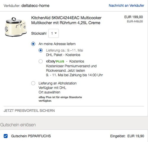 KitchenAid 5KMC4244EAC Multicooker Multikocher - jetzt 46% billiger