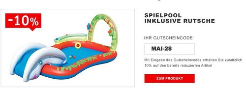 Spielpool mit Rutsche Spielpool mit Rutsche