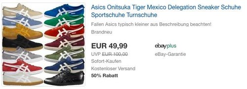 Asics Onitsuka Tiger Mexico Delegation Sneaker in verschieden Farben und Größen - jetzt 17% billiger