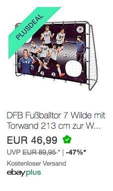 DFB Fußballtor 7 Wilde mit Torwand 213 cm zur WM 2018 - jetzt 24% billiger DFB Fußballtor 7 Wilde mit Torwand 213 cm zur WM 2018 - jetzt 24% billiger