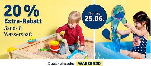 myToys.de 20 % Rabat auf Sand- & Wasserspaß: z.B. Bestway Badeinsel Tropical Breeze, 389x274 cm - jetzt 13% billiger myToys.de 20 % Rabat auf Sand- & Wasserspaß: z.B. Bestway Badeinsel Tropical Breeze, 389x274 cm - jetzt 13% billiger