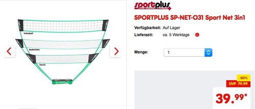 SPORTPLUS SP-NET-031 3in1 Sport-Netz in praktischem Tragekoffer - jetzt 10% billiger SPORTPLUS SP-NET-031 3in1 Sport-Netz in praktischem Tragekoffer - jetzt 10% billiger