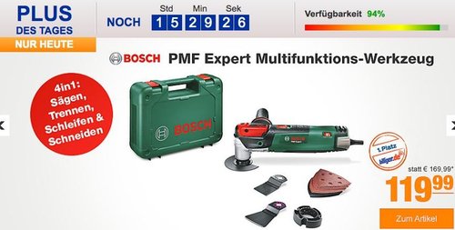 Bosch PMF Expert Multifunktions-Werkzeug - jetzt 14% billiger