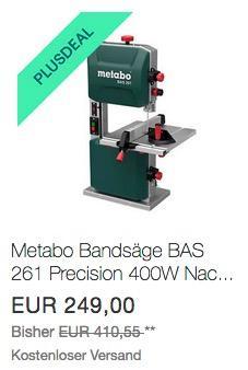 Metabo Bandsäge BAS 261 Precision - jetzt 10% billiger