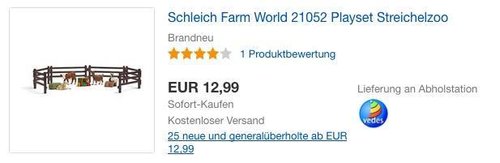 Schleich Farm World 21052 Playset Streichelzoo - jetzt 13% billiger Schleich Farm World 21052 Playset Streichelzoo - jetzt 13% billiger