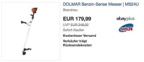 DOLMAR MS24U Benzin-Sense - jetzt 11% billiger DOLMAR MS24U Benzin-Sense - jetzt 11% billiger