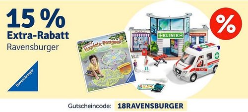 myToys 15 % Rabatt auf Artikel von Ravensburger: z.B. Ravensburger 3D Gebäude Puzzle Schloss Neuschwanstein 216 Teile - jetzt 14% billiger myToys 15 % Rabatt auf Artikel von Ravensburger: z.B. Ravensburger 3D Gebäude Puzzle Schloss Neuschwanstein 216 Teile - jetzt 14% billiger