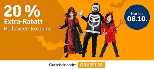 myToys 20 % Rabatt auf Halloween-Kostüme: z.B. Kostüm Hexe Elfrida, 2-tlg - jetzt 19% billiger myToys 20 % Rabatt auf Halloween-Kostüme: z.B. Kostüm Hexe Elfrida, 2-tlg - jetzt 19% billiger