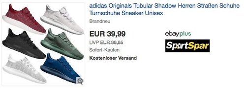 adidas Originals Tubular Shadow Herren Sneaker - jetzt 20% billiger adidas Originals Tubular Shadow Herren Sneaker - jetzt 20% billiger
