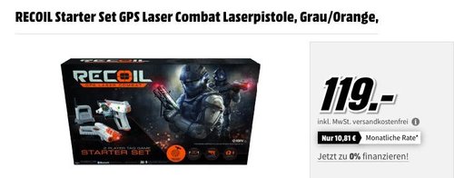 RECOIL Starter Set GPS Laser Combat Laserpistole - jetzt 7% billiger RECOIL Starter Set GPS Laser Combat Laserpistole - jetzt 7% billiger