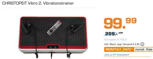Christopeit Vibro 2 Vibrationstrainer Christopeit Vibro 2 Vibrationstrainer