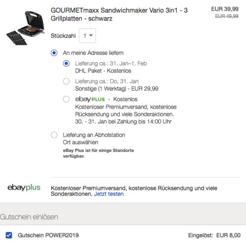 GOURMETmaxx Sandwichmaker Vario 3in1 (Kontaktgrill, Waffeleisen, Sandwichtoaster) - jetzt 20% billiger GOURMETmaxx Sandwichmaker Vario 3in1 (Kontaktgrill, Waffeleisen, Sandwichtoaster) - jetzt 20% billiger