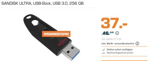 SANDISK Ultra USB-Stick 256 GB SANDISK Ultra USB-Stick 256 GB