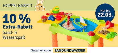 myToys.de 10% Extra-Rabat auf Sand- & Wasserspaß: z.B. plum "Oktagon" Spieltisch aus Holz myToys.de 10% Extra-Rabat auf Sand- & Wasserspaß: z.B. plum "Oktagon" Spieltisch aus Holz