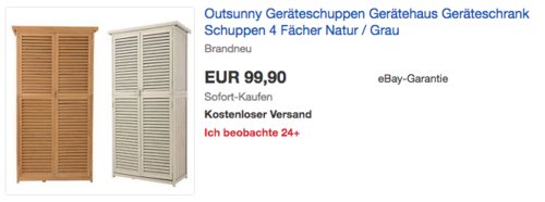 Outsunny Holz-Geräteschuppen mit 4 Fächer, L87 x W46.5 x H160cm Outsunny Holz-Geräteschuppen mit 4 Fächer, L87 x W46.5 x H160cm