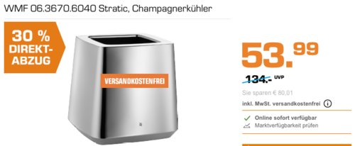WMF Stratic Champagnerkühler - jetzt 30% billiger WMF Stratic Champagnerkühler - jetzt 30% billiger