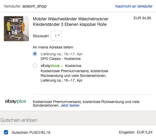 HOMCOM Mobiler Wäscheständer mit 3 Ebenen, klappbar HOMCOM Mobiler Wäscheständer mit 3 Ebenen, klappbar