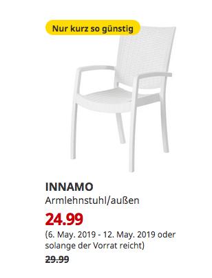 IKEA Kaarst - INNAMO Armlehnstuhl/außen, weiß IKEA Kaarst - INNAMO Armlehnstuhl/außen, weiß