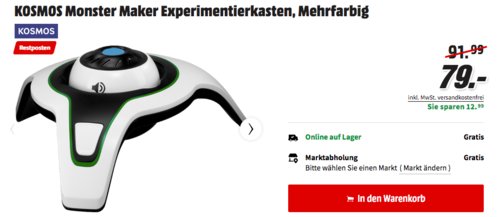 KOSMOS Monster Maker Experimentierkasten (Welt erforschen und ins digitale Spiel übertragen), ab 8 Jahre KOSMOS Monster Maker Experimentierkasten (Welt erforschen und ins digitale Spiel übertragen), ab 8 Jahre