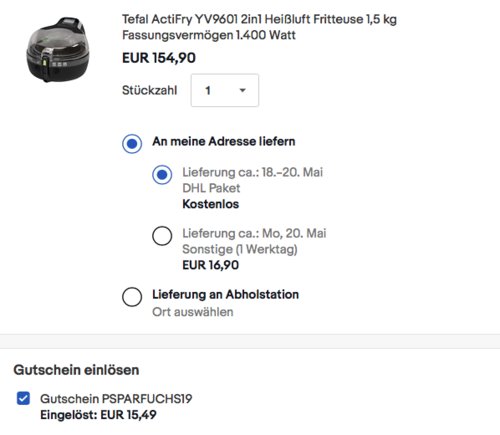 Tefal ActiFry 2in1 YV9601 Heißluft-Fritteuse, 1,5 kg Fassungsvermögen Tefal ActiFry 2in1 YV9601 Heißluft-Fritteuse, 1,5 kg Fassungsvermögen