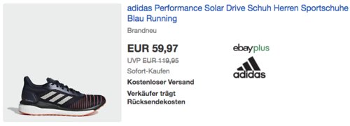 adidas Performance Herren Laufschuh "Solar Drive", blau (39-38) adidas Performance Herren Laufschuh "Solar Drive", blau (39-38)